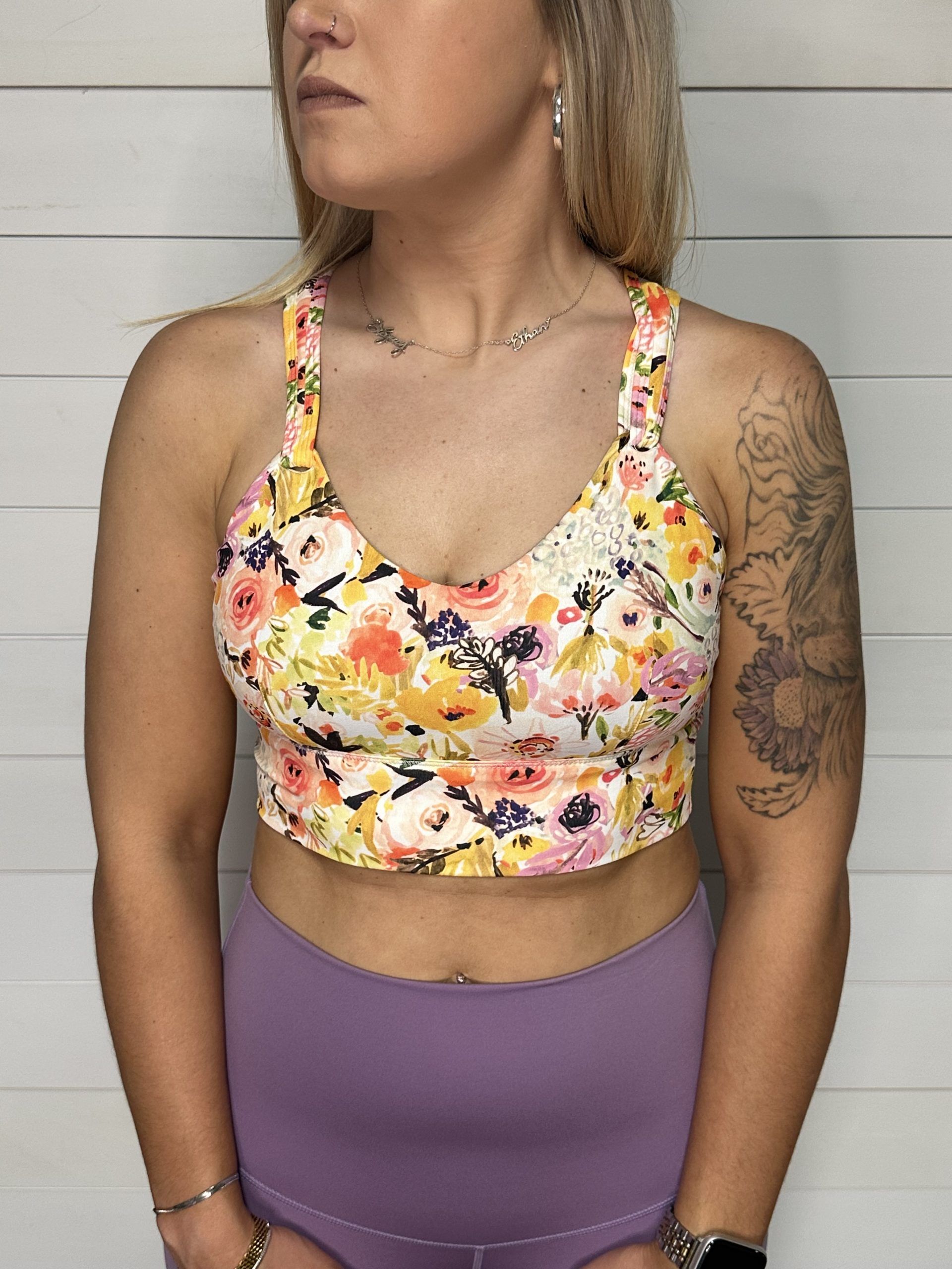 Born Primitive Sports Bra (Watercolor Fields)