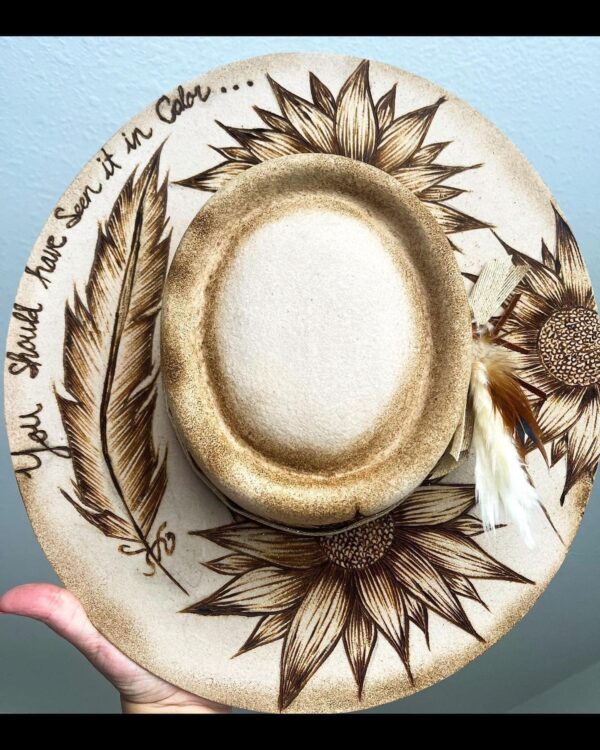 Custom Burnt Cowgirl Hats